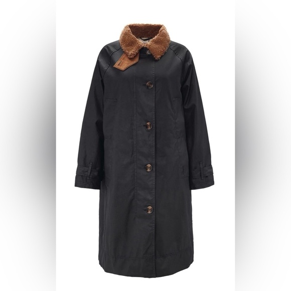 NWT Barbour Malala Wax Jacket - Picture 4 of 14